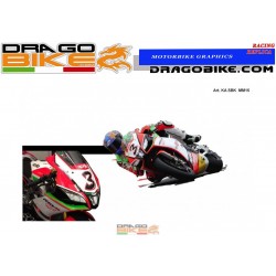 Adhesivos Moto Aprilia SBK 2015 Max Biaggi Misano