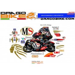Motorbike Stickers Kit Aprilia MS team 250gp 2003