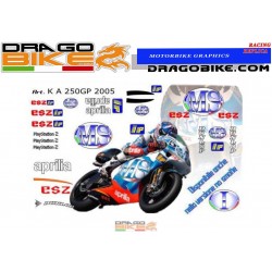 Motorbike Sticker Kit Aprilia 250gp MS 2005