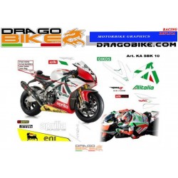 Adhesivos Moto Aprilia SBK RSV4 2010 Alitalia