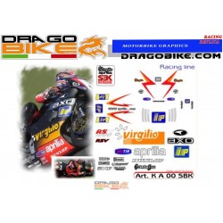 Stickers Kit Aprilia RSV SBK 2000 Axo Virgilio team