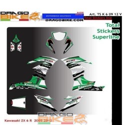 Total Stickers Kawasaki zx6r V