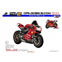 Kit Adesivo Moto Ducati Panigale V4 \"Storia delle Corse\".