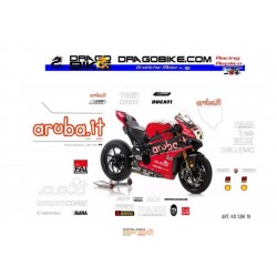 Motorbike Stickers Kit  Replica Aruba Ducati Superbike 2019