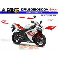 Kit Yamaha R1 2008 Bianco/Rossa