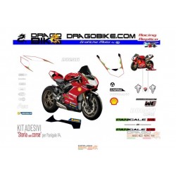 Kit adesivi Panigale V4 ""Carbon Look"