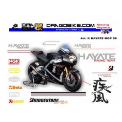 Motorbike Stickers Kit Hayate Kawasaki MotoGP 2009