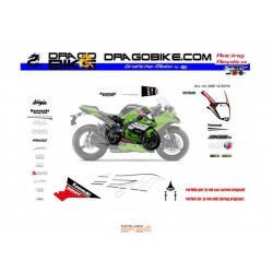 Kit de adhesivos carrera Kawasaki SBK 2014 Street Version ZX10R